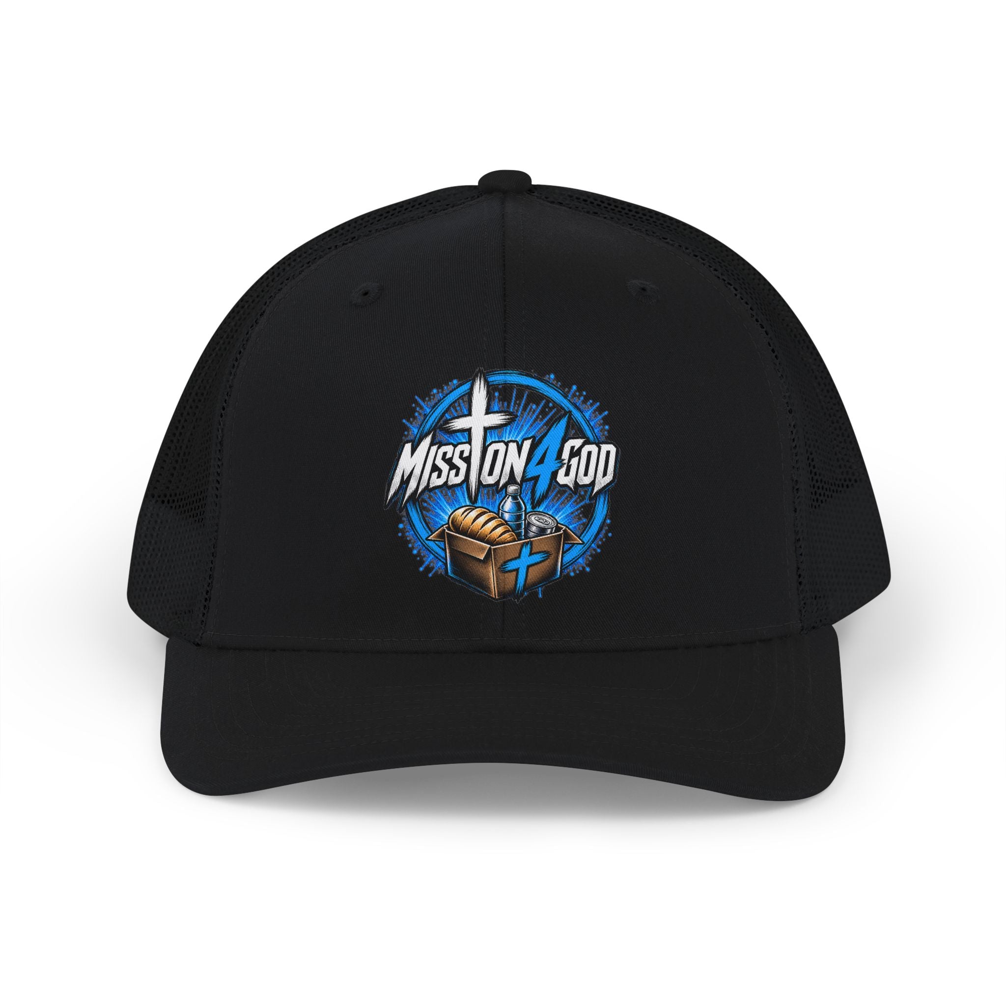 Mission 4 God Embroidered Trucker Cap