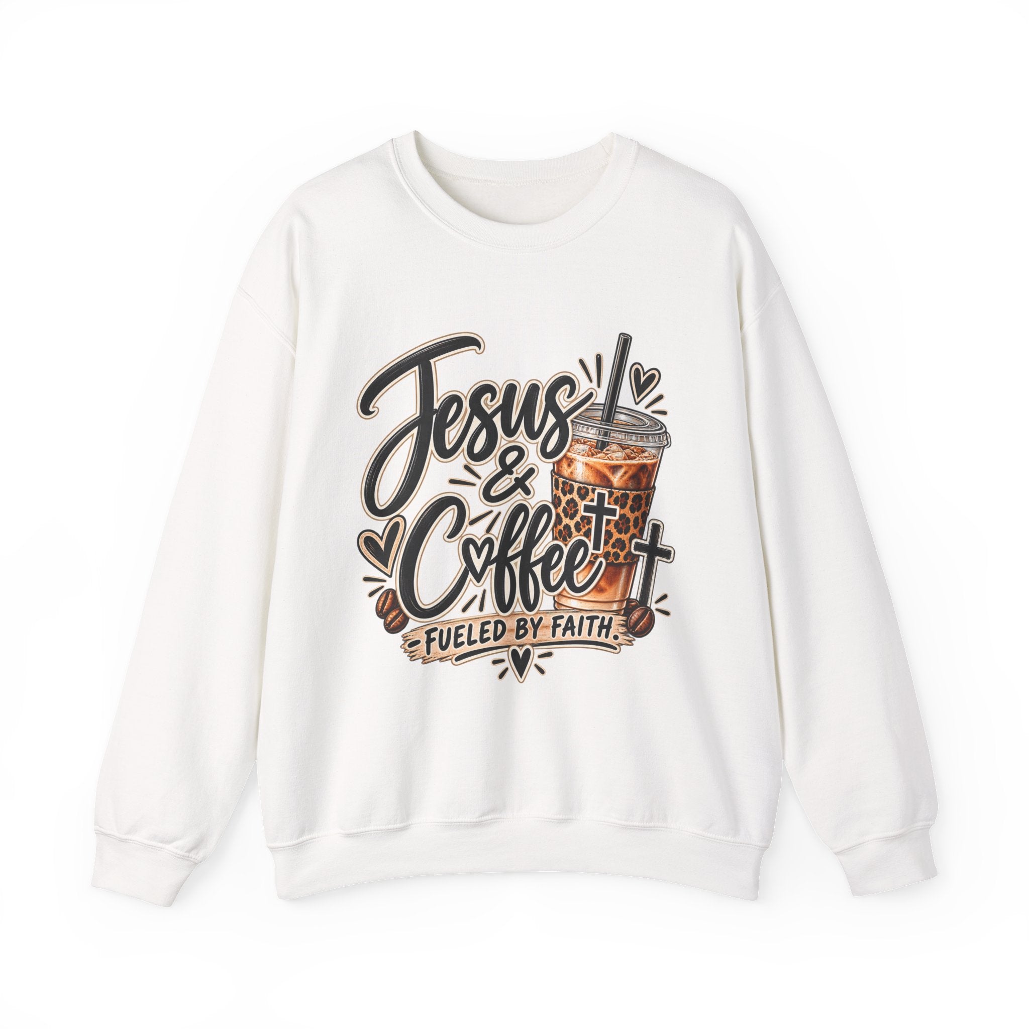 Jesus & Coffee Crewneck Sweatshirt