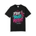 "Pray, Trust, Repeat"- Adult  T-shirt