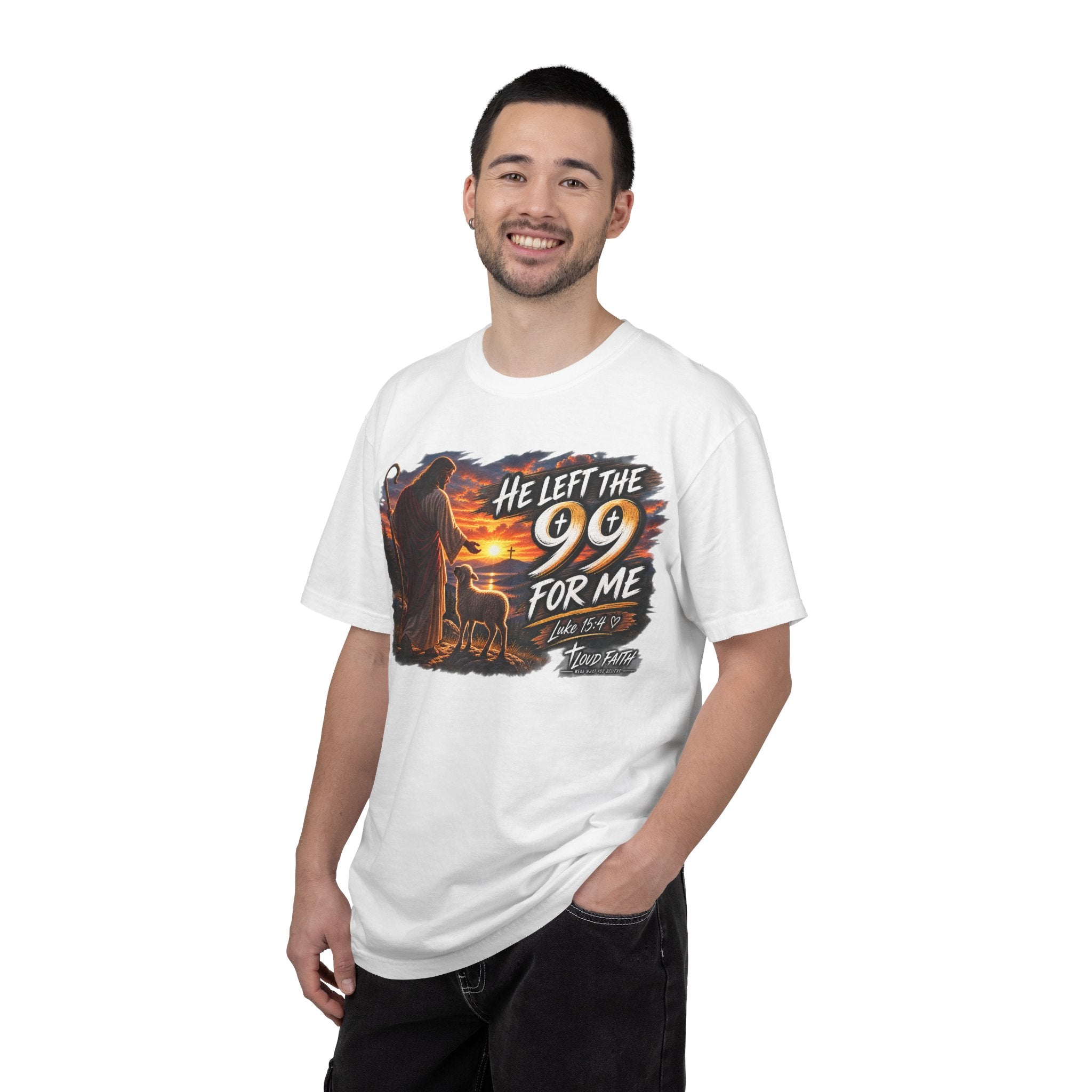 "He Left the 99 for Me" AdultT-Shirt