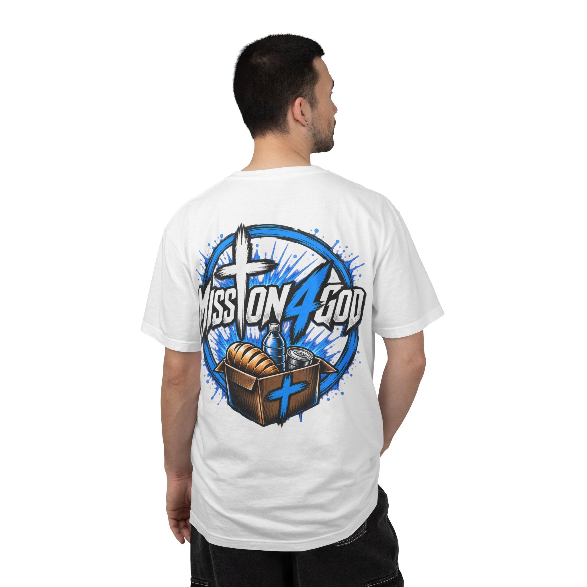 "Mission 4 God" Adult T‑Shirt — Christian Faith Design