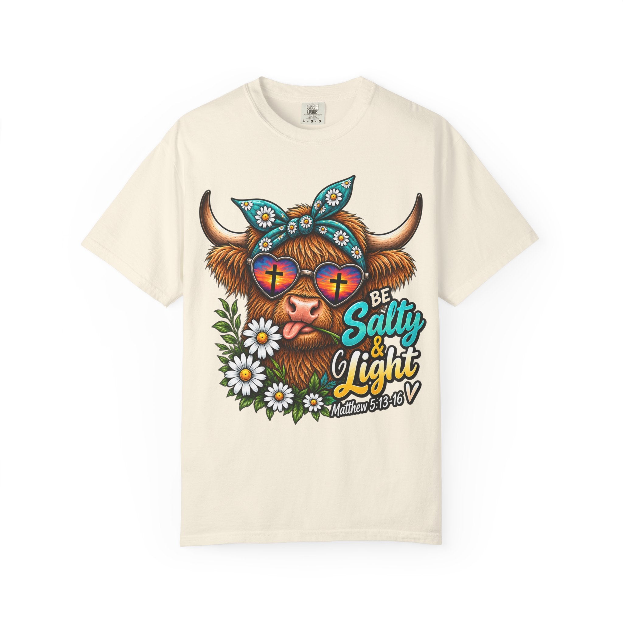 Be Salty & Light Cow Graphic T-Shirt