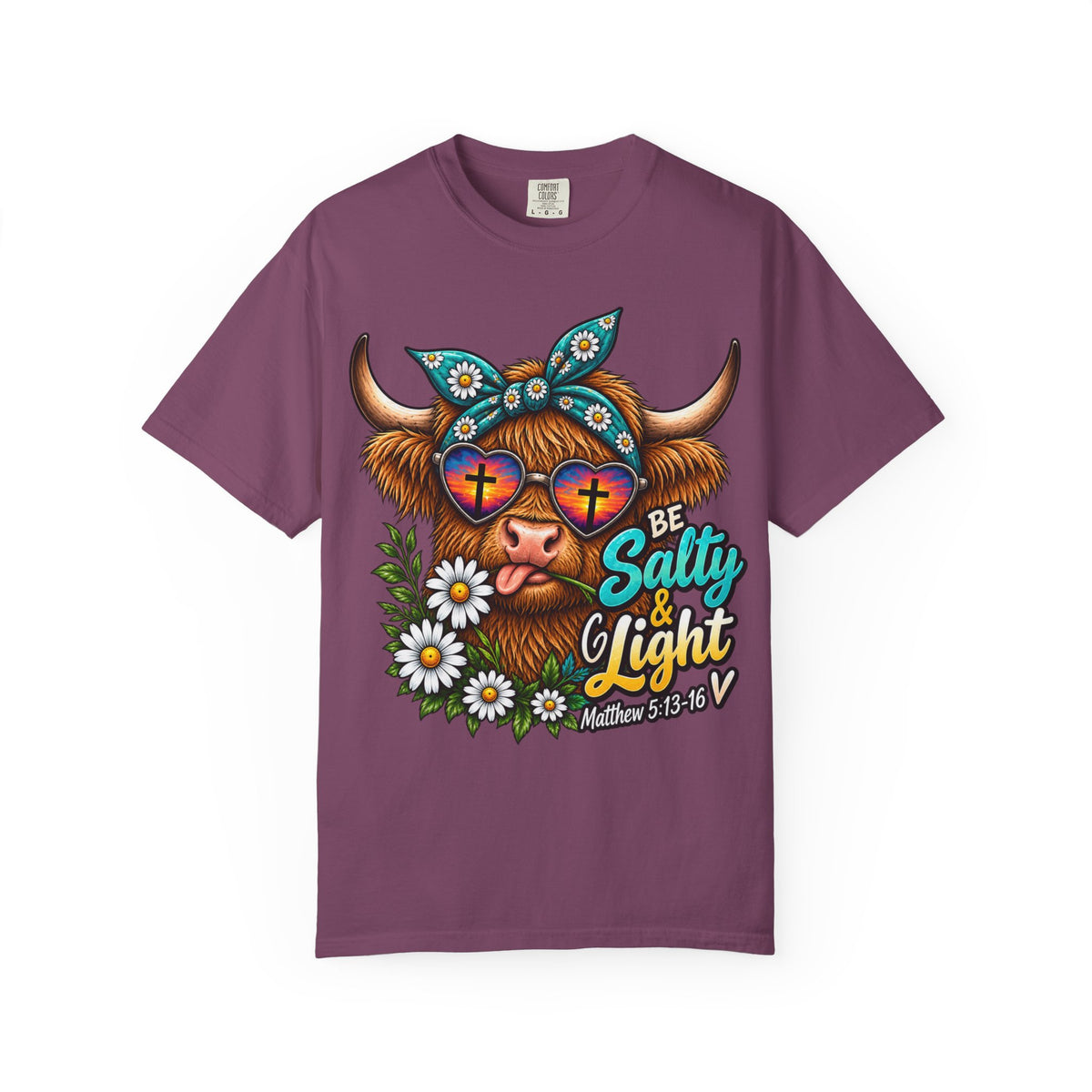 Be Salty & Light Cow Graphic T-Shirt
