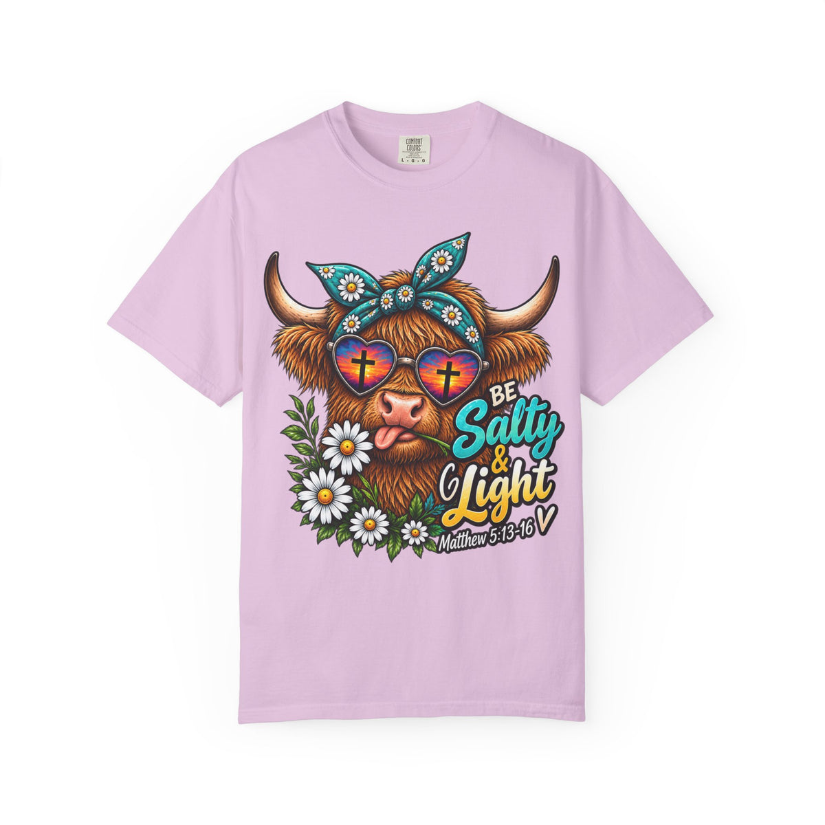 Be Salty & Light Cow Graphic T-Shirt