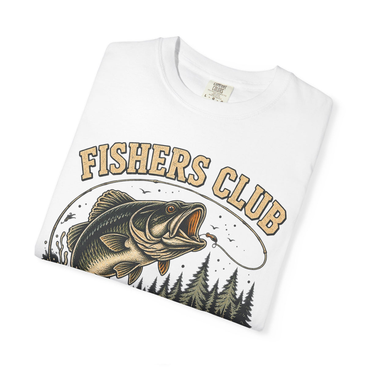 Fishers Club T-Shirt — “Follow Me & I Will Make You Fishers of Men” Christian Fishing Tee
