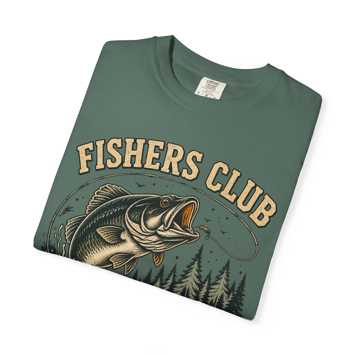 Fishers Club T-Shirt — “Follow Me & I Will Make You Fishers of Men” Christian Fishing Tee