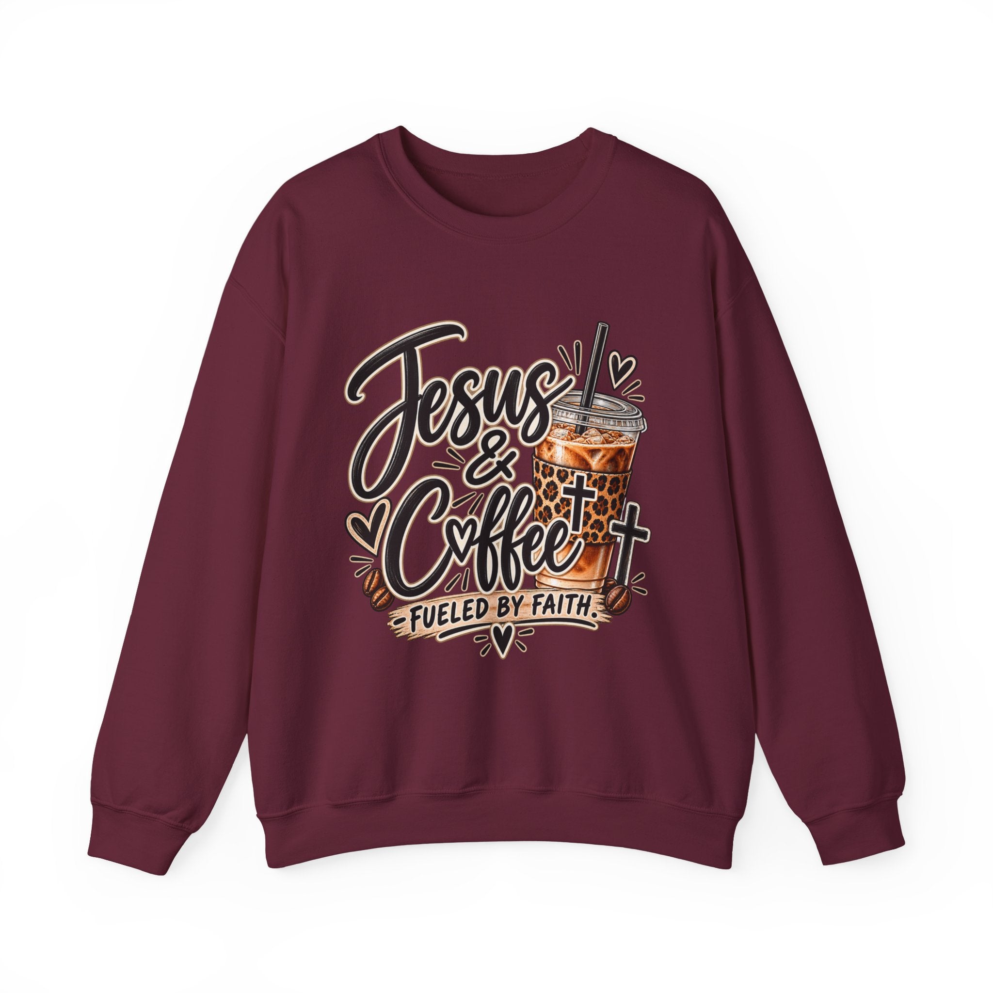 Jesus & Coffee Crewneck Sweatshirt