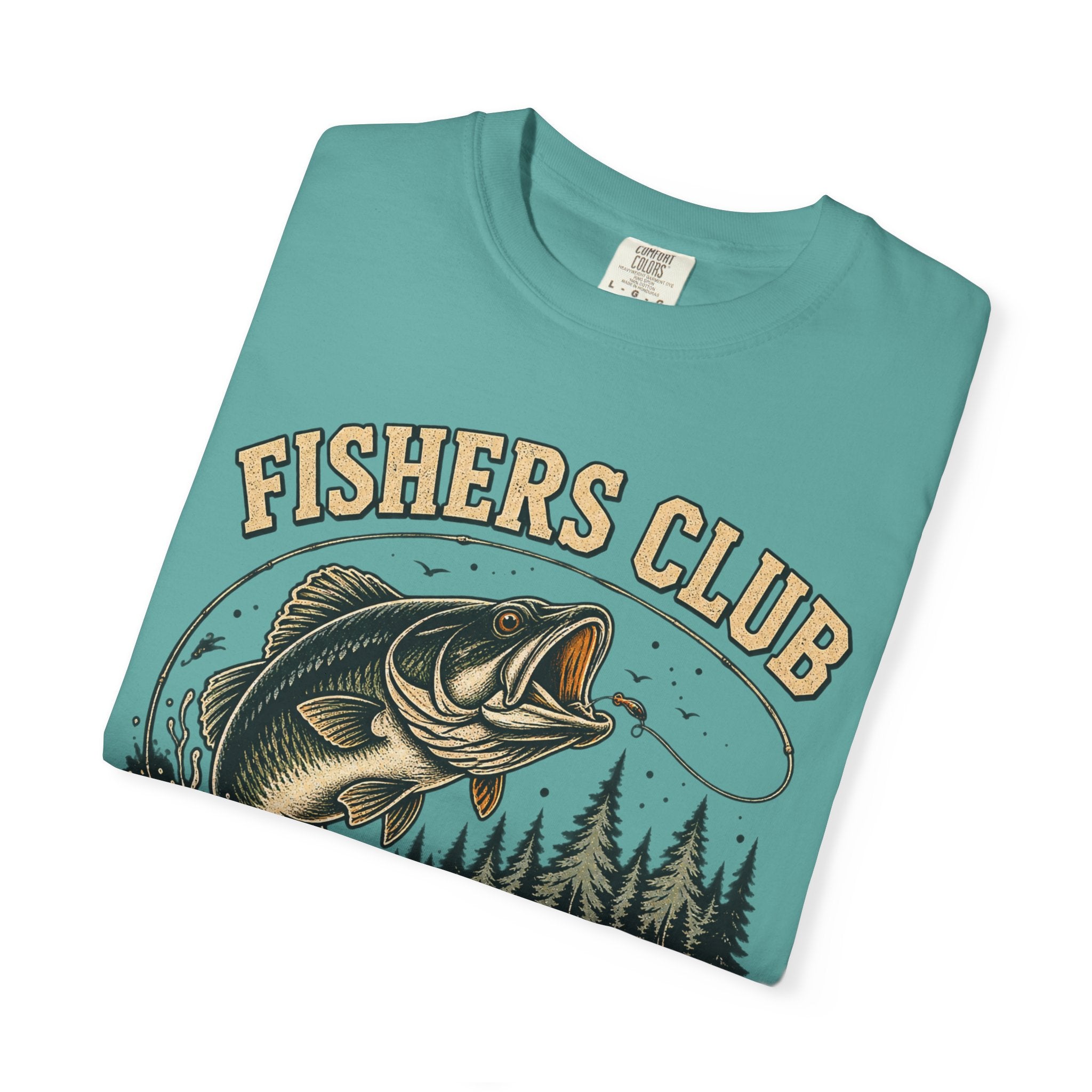 Fishers Club T-Shirt — “Follow Me & I Will Make You Fishers of Men” Christian Fishing Tee
