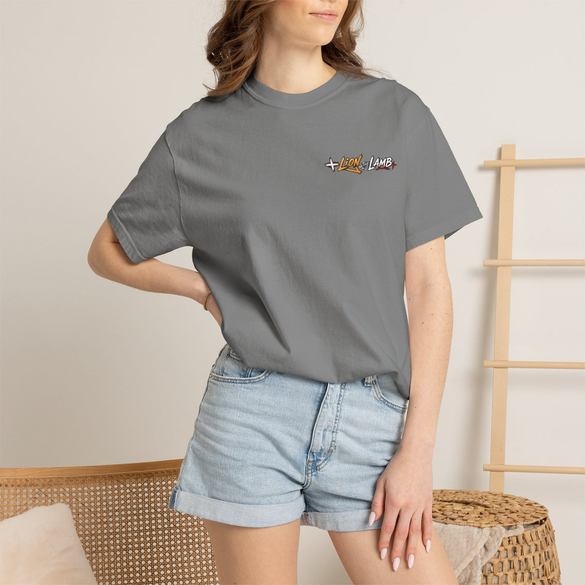"Lion & The Lamb"- Adult T-Shirt