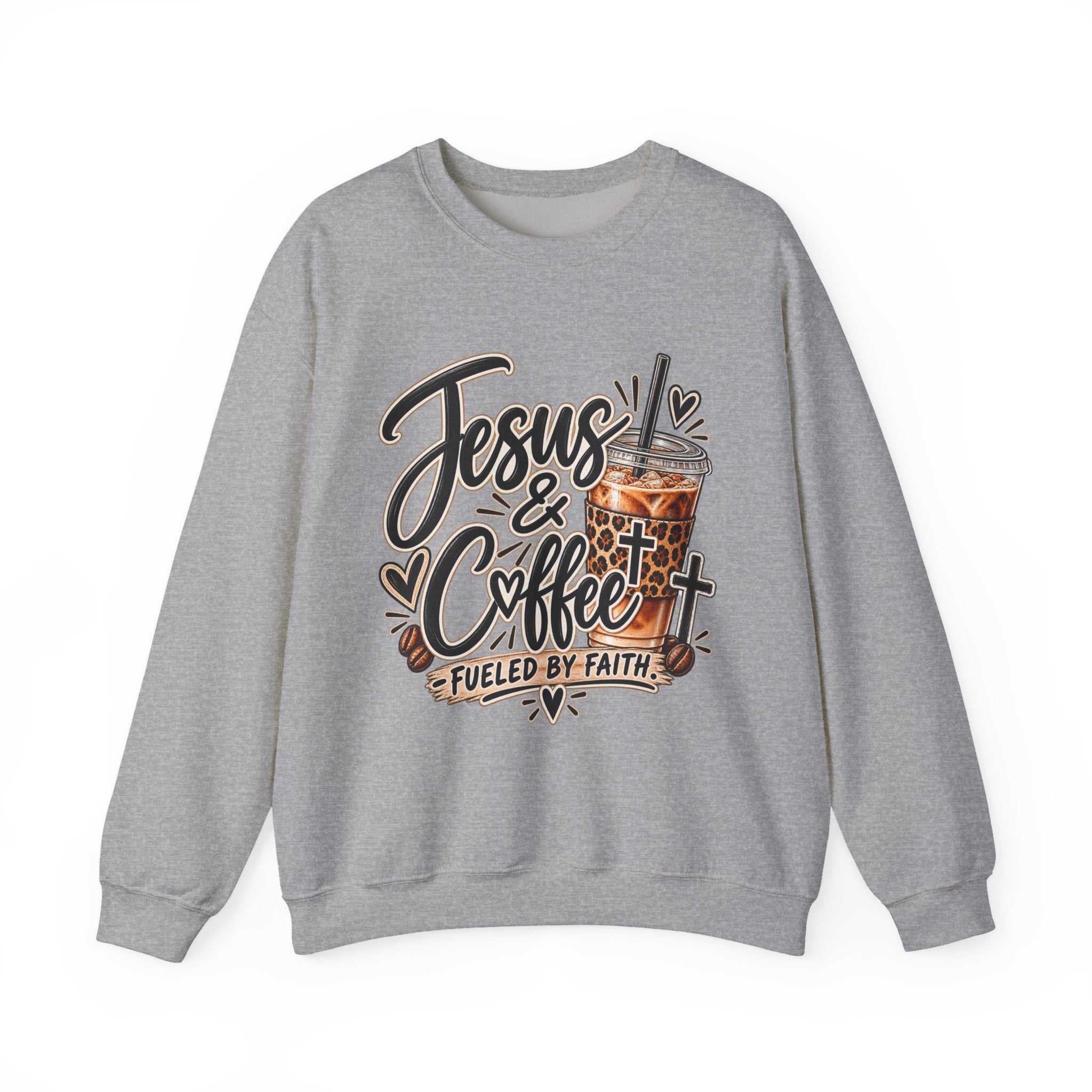 Jesus & Coffee Crewneck Sweatshirt