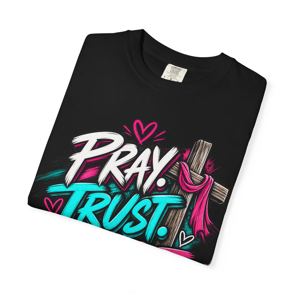 "Pray, Trust, Repeat"- Adult  T-shirt