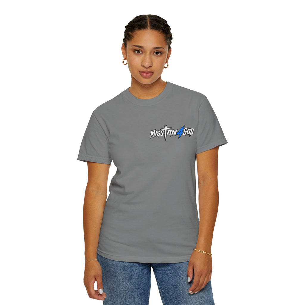 "Mission 4 God" Adult T‑Shirt — Christian Faith Design