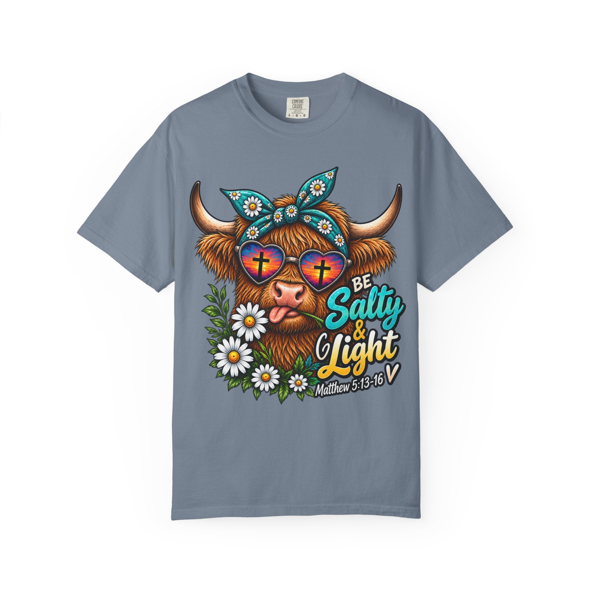Be Salty & Light Cow Graphic T-Shirt