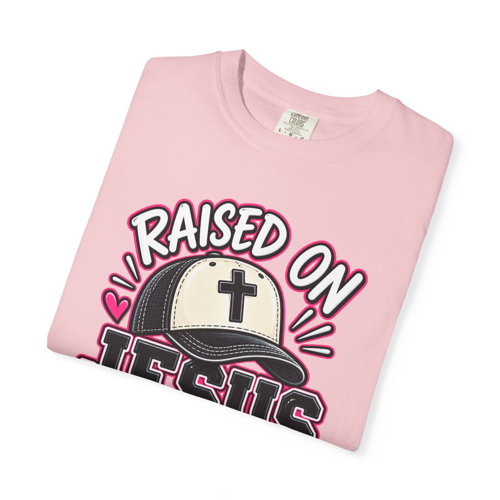 Raised On Jesus & Snacks— Adult T-Shirt