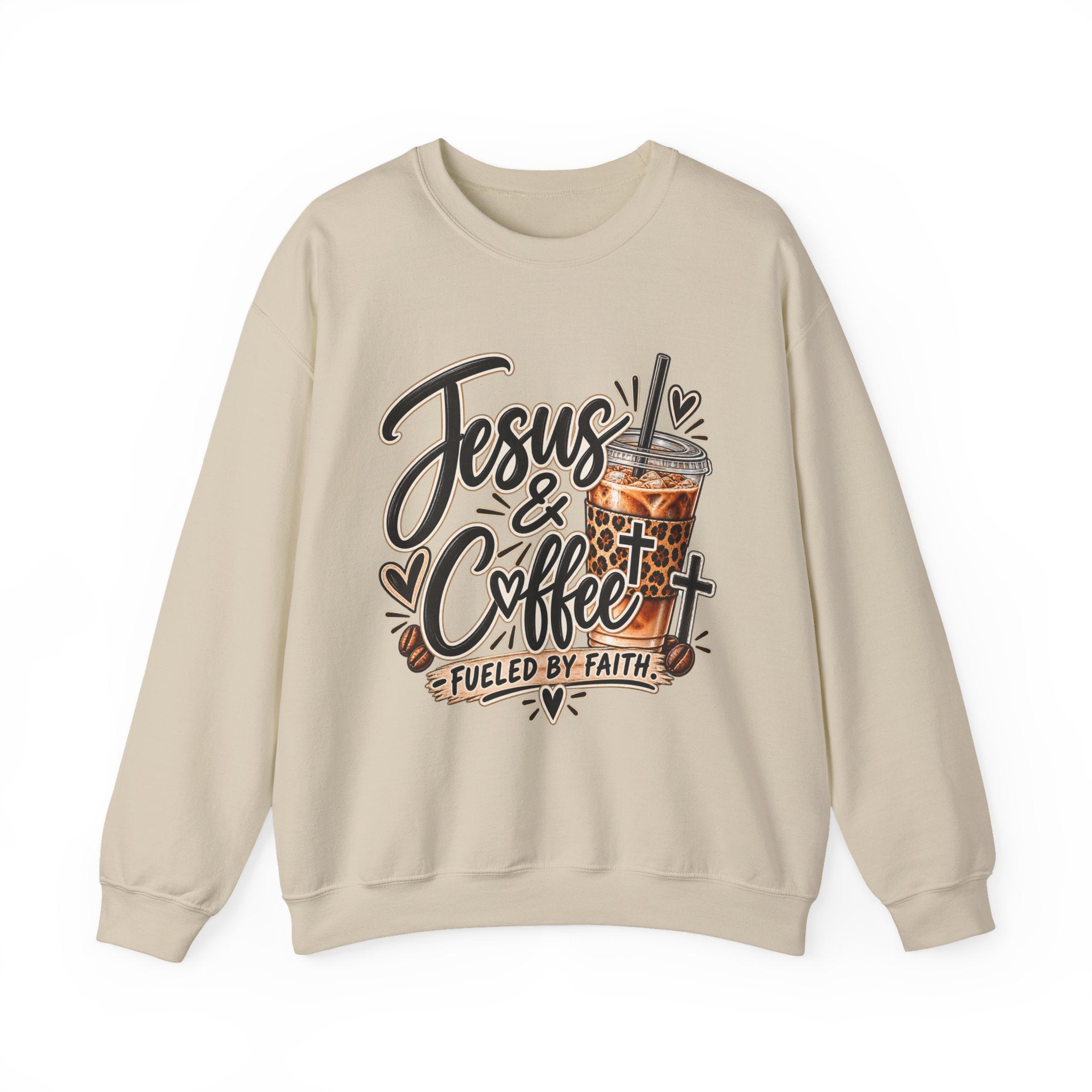 Jesus & Coffee Crewneck Sweatshirt