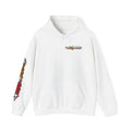 "Lion & The Lamb" Graphic Hoodie — Adult Unisex Christian Faith Sweatshirt with Sleeve Script