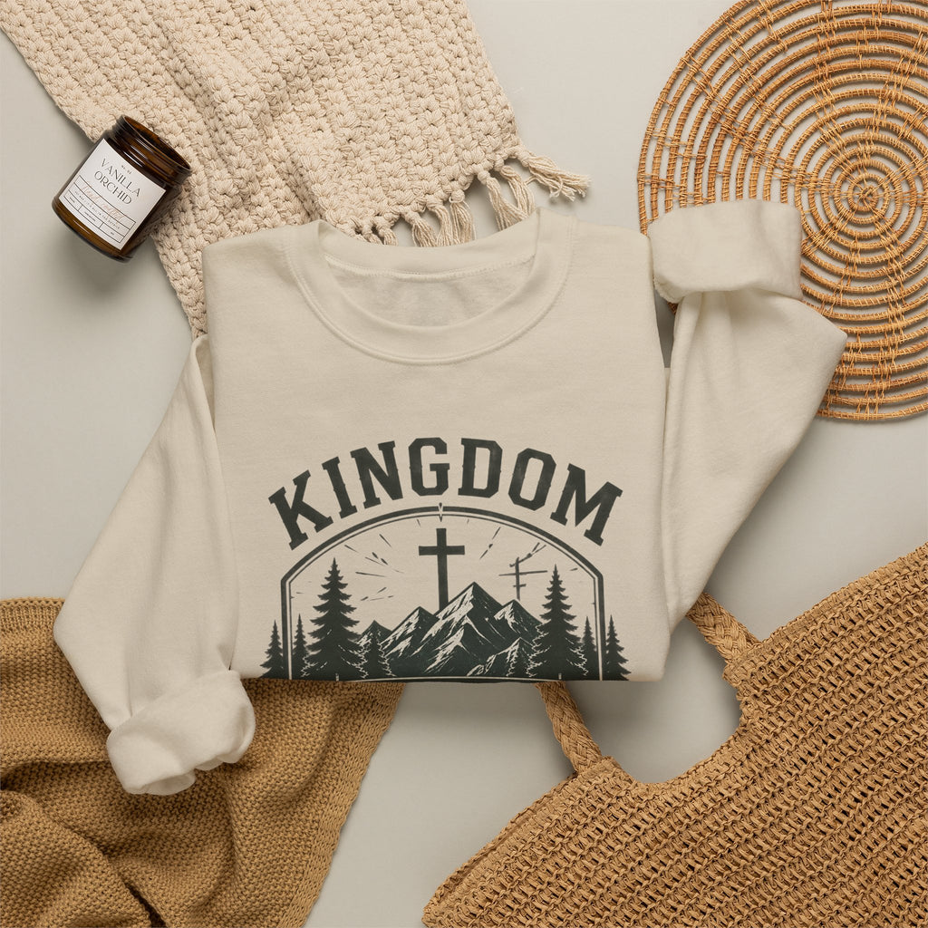 Kingdom Outfitters Sweatshirt – 'Equipped for the Journey' Christian Crewneck