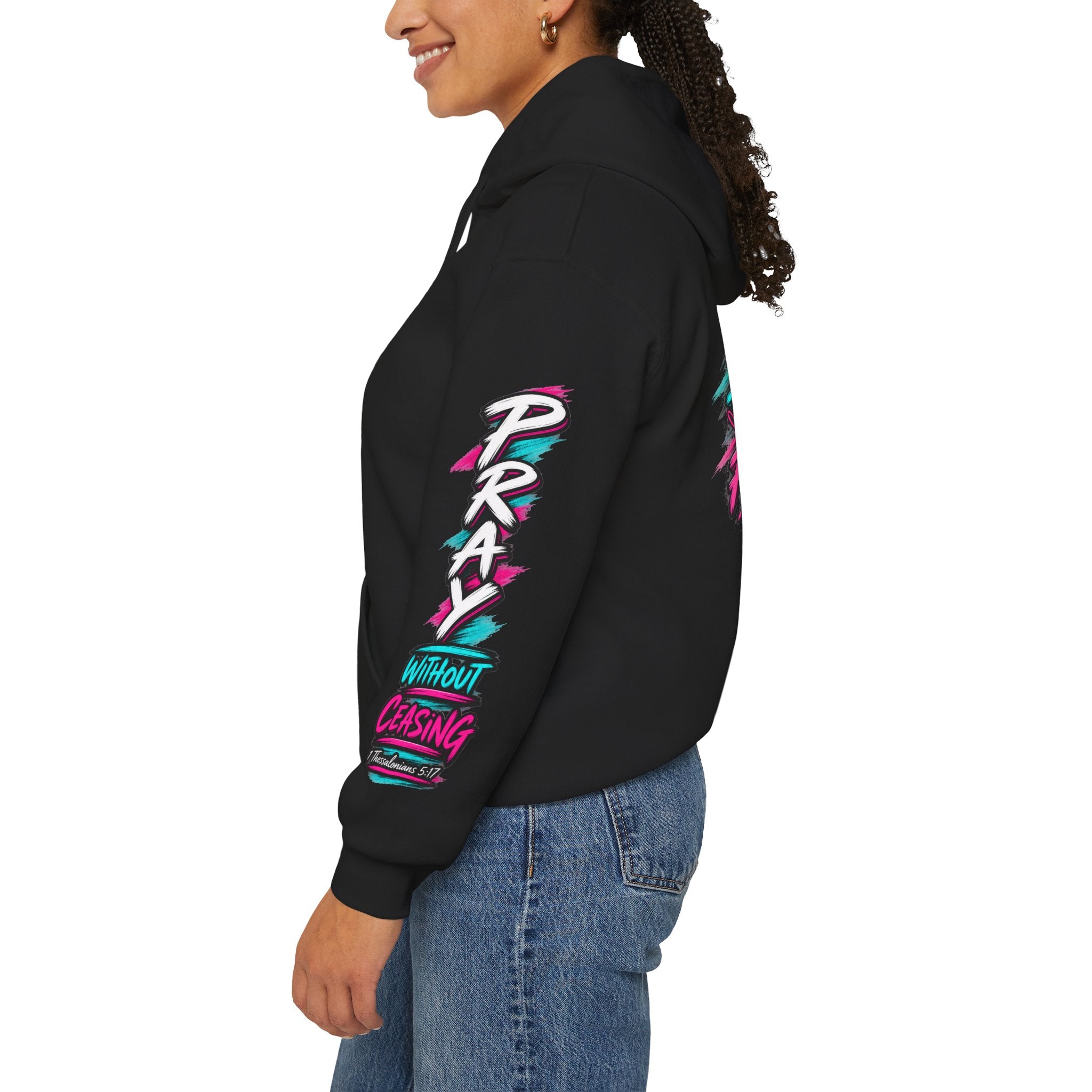 "Prayer, Trust, Repeat" - Unisex Adult Heavy Blend™ Hooded Sweatshirt