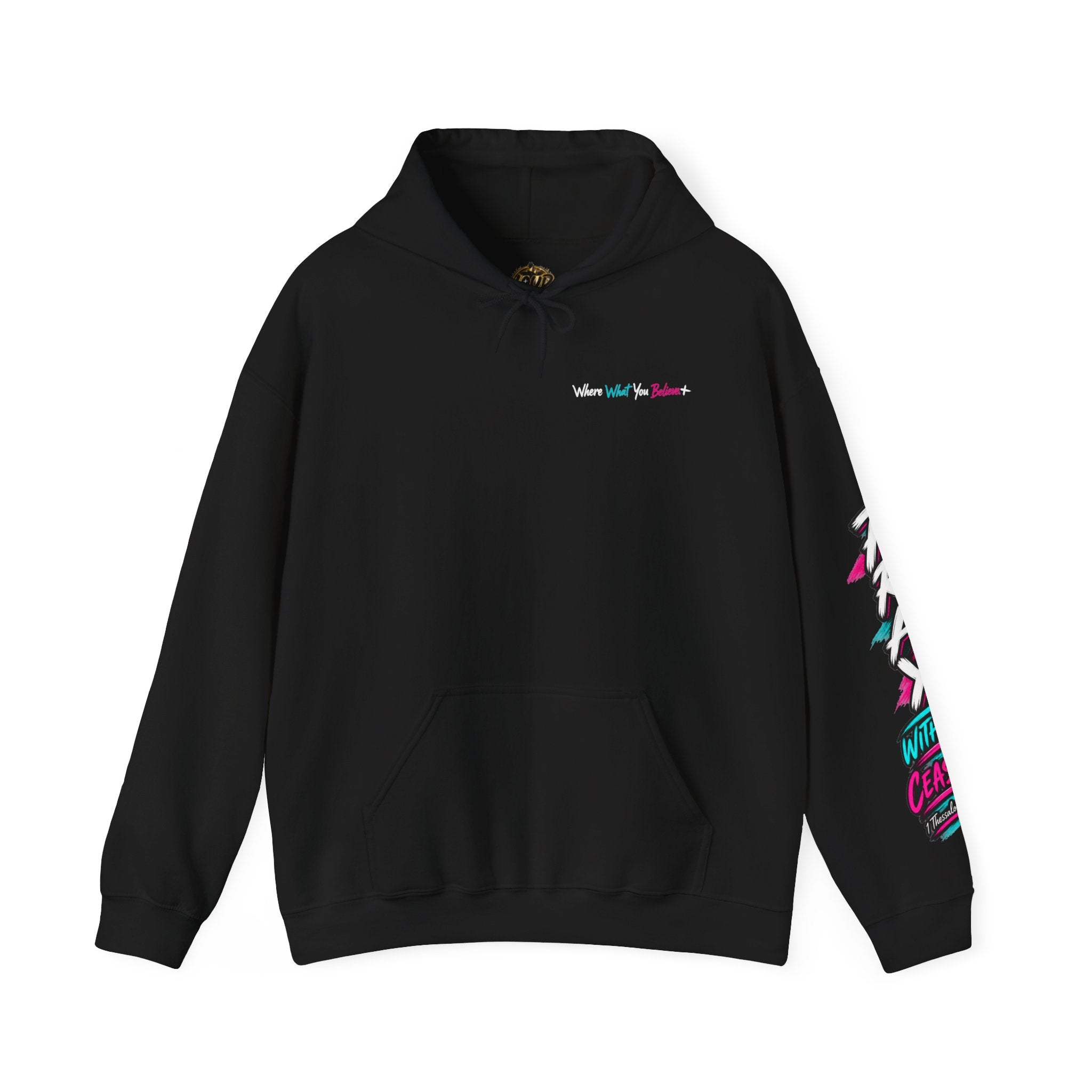 "Prayer, Trust, Repeat" - Unisex Adult Heavy Blend™ Hooded Sweatshirt