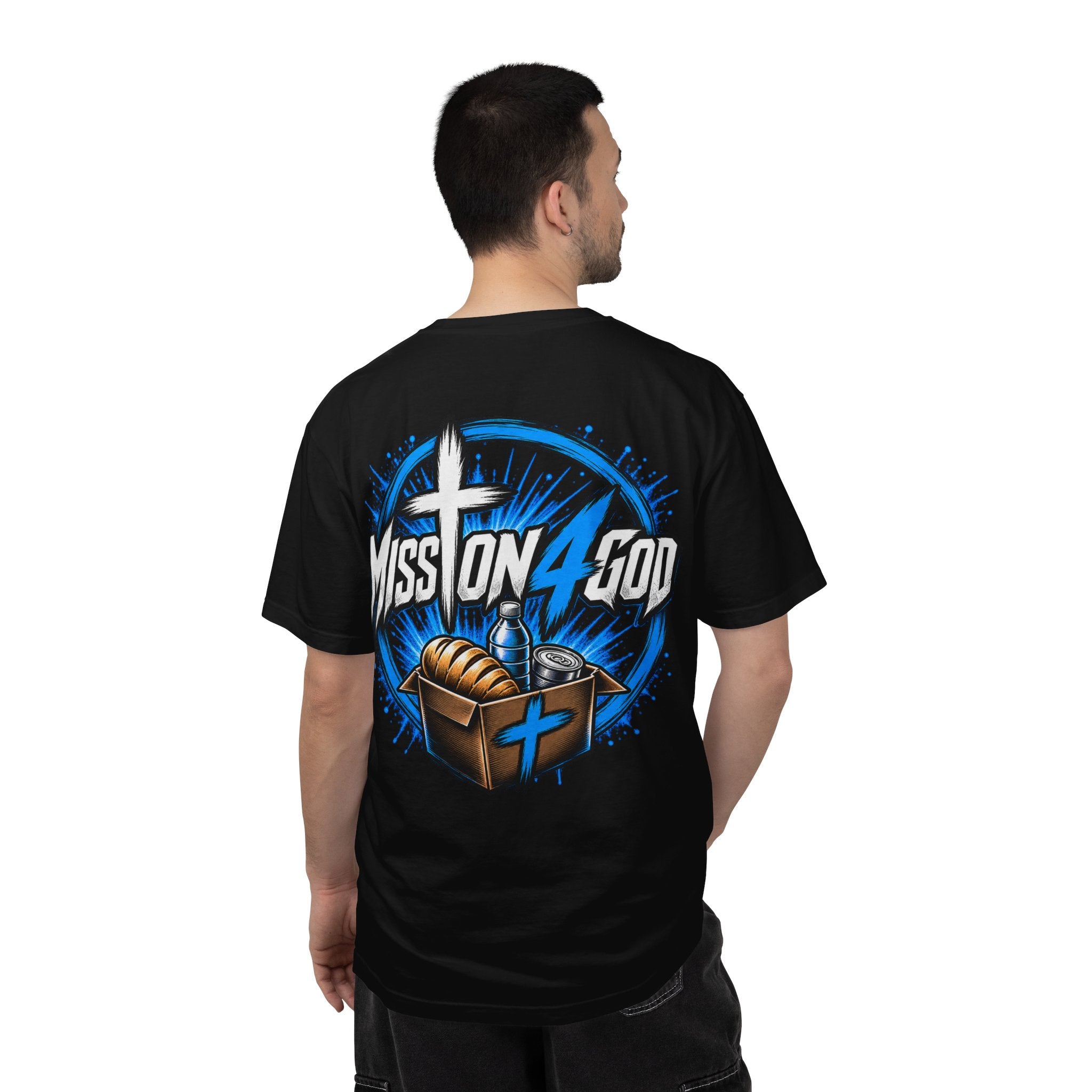 "Mission 4 God" Adult T‑Shirt — Christian Faith Design