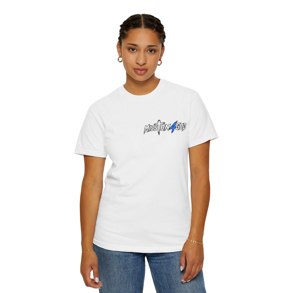 "Mission 4 God" Adult T‑Shirt — Christian Faith Design