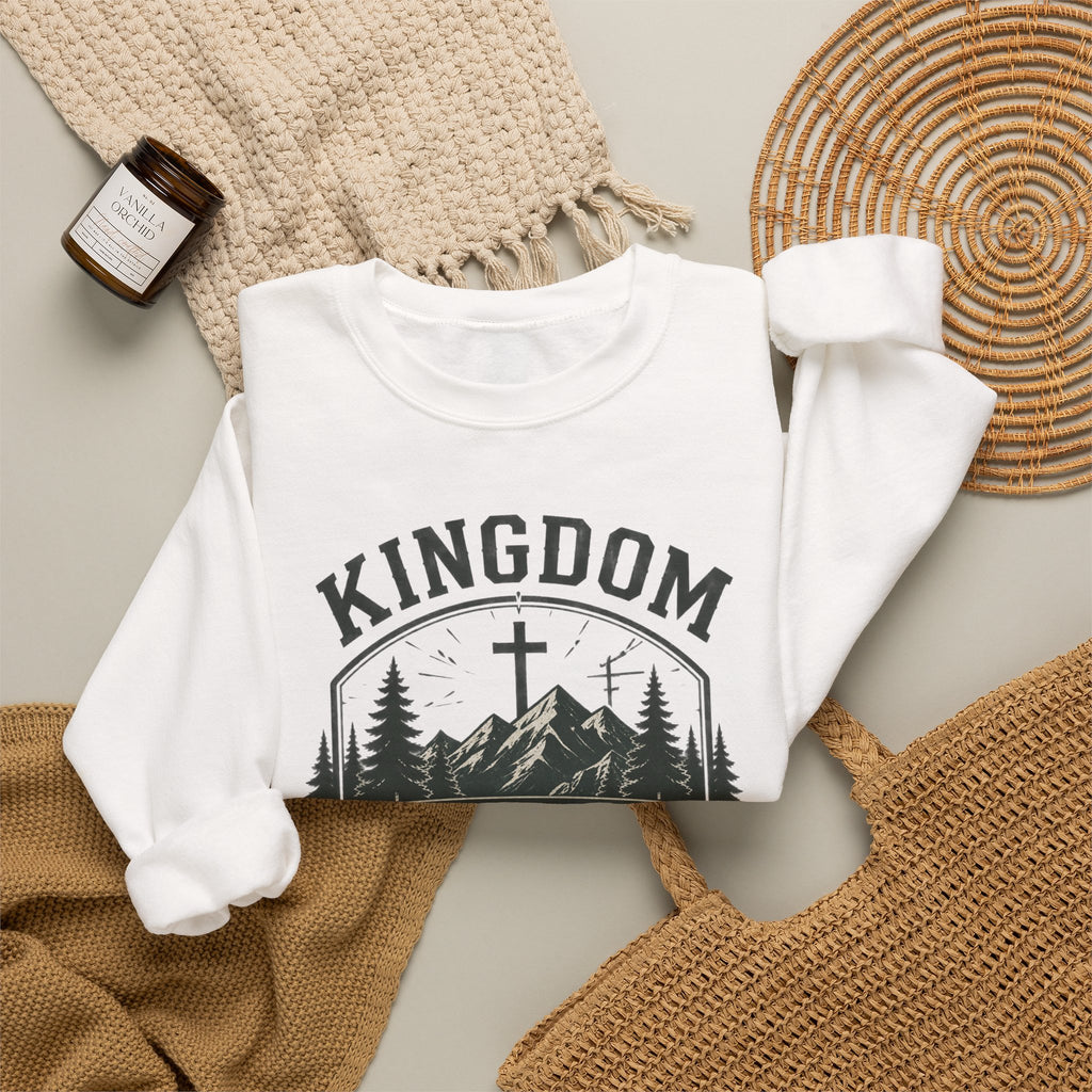 Kingdom Outfitters Sweatshirt – 'Equipped for the Journey' Christian Crewneck