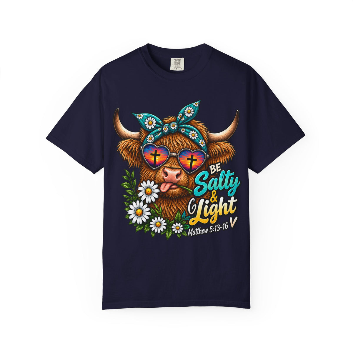 Be Salty & Light Cow Graphic T-Shirt