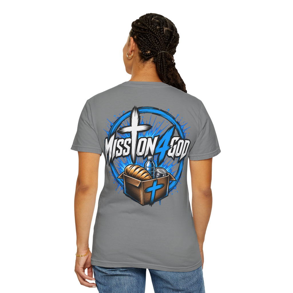 "Mission 4 God" Adult T‑Shirt — Christian Faith Design