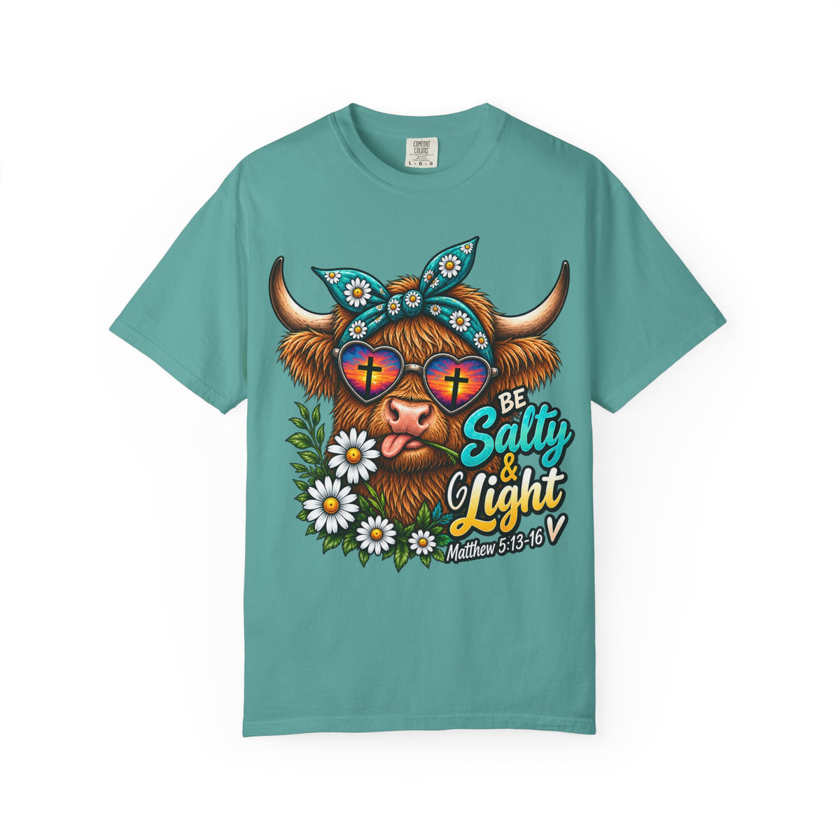 Be Salty & Light Cow Graphic T-Shirt