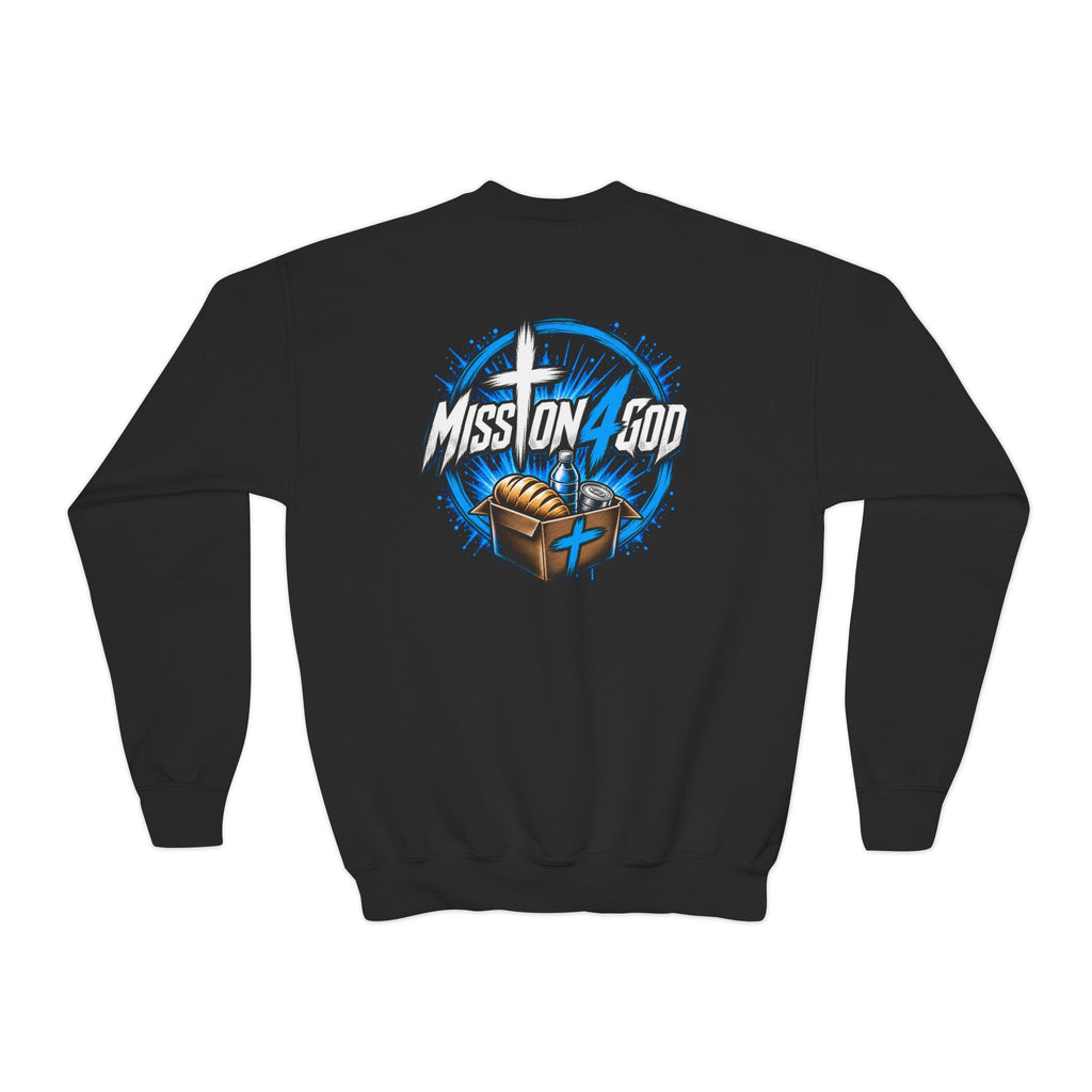 "Mission 4 God" Faith Graphic Kids Pullover