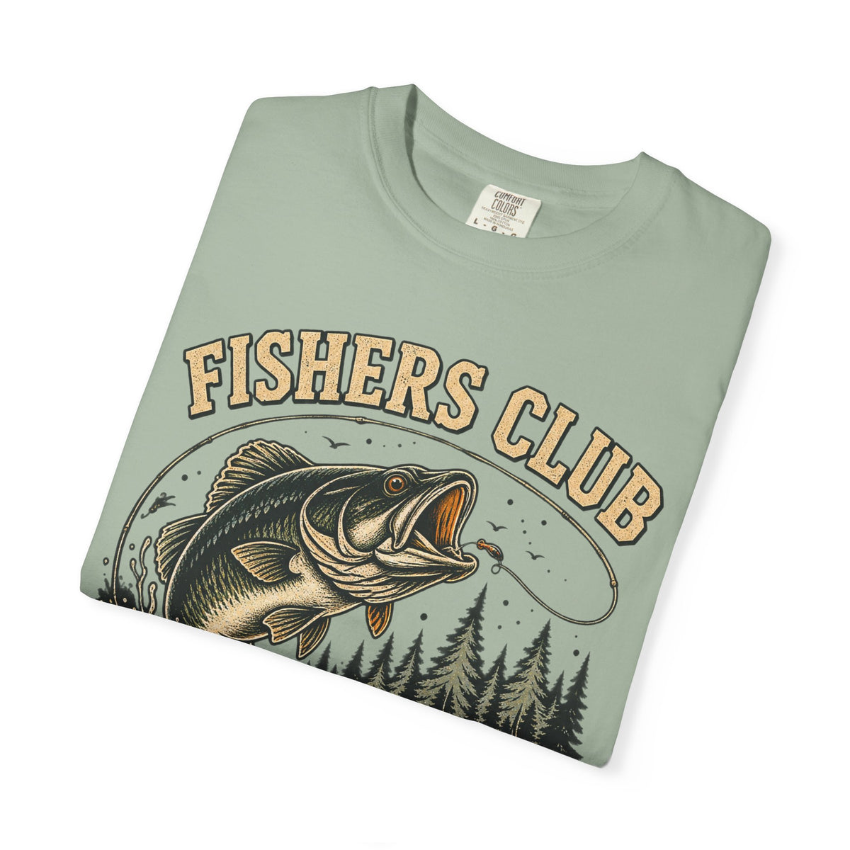 Fishers Club T-Shirt — “Follow Me & I Will Make You Fishers of Men” Christian Fishing Tee