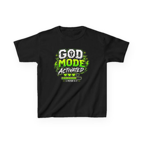 "God Mode Activated" Kids T-shirt
