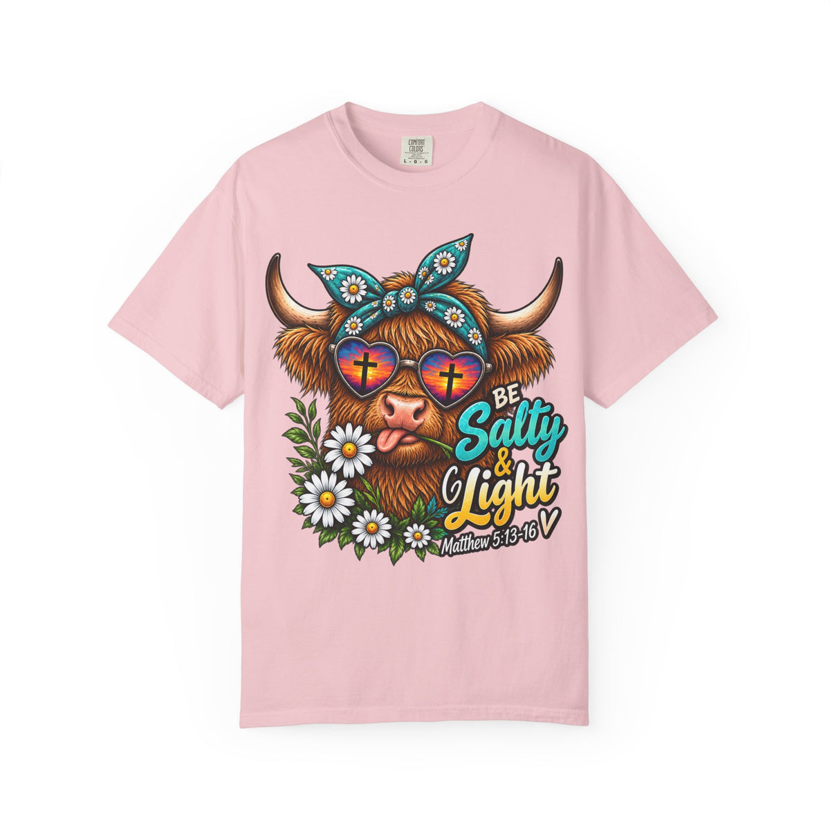 Be Salty & Light Cow Graphic T-Shirt