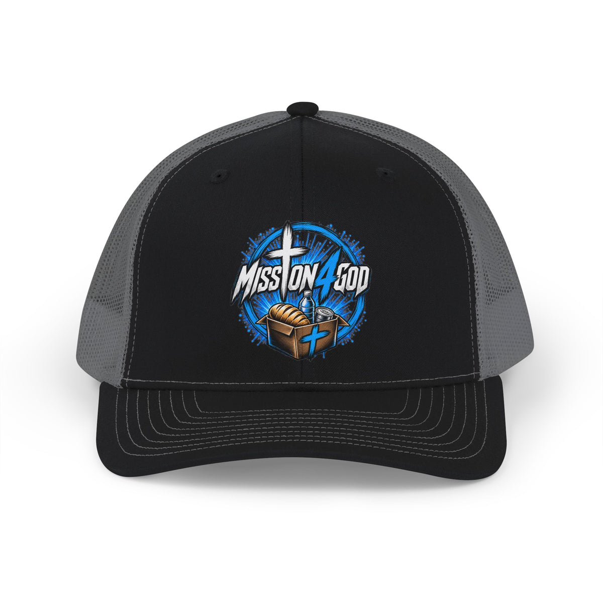 Mission 4 God Embroidered Trucker Cap
