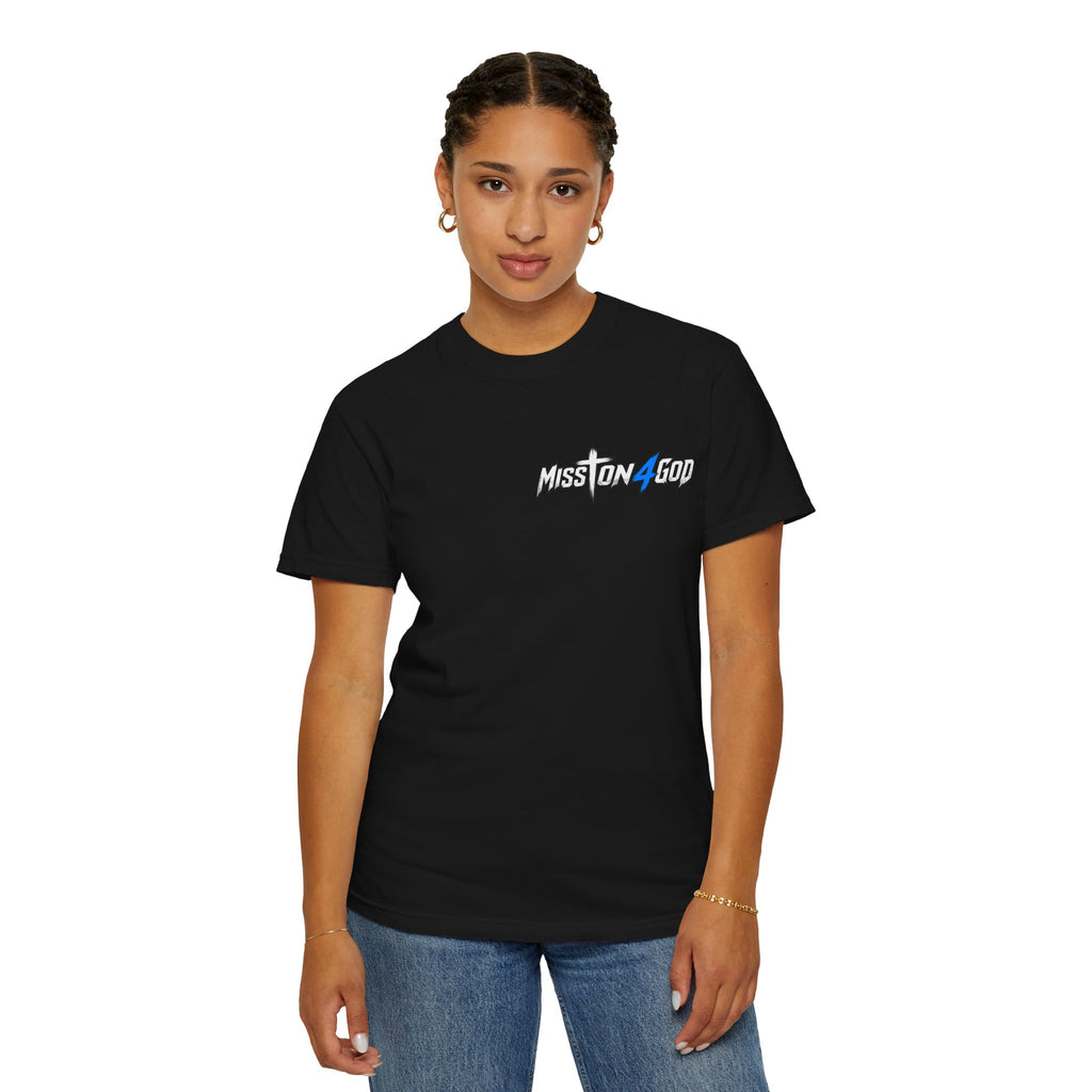 "Mission 4 God" Adult T‑Shirt — Christian Faith Design