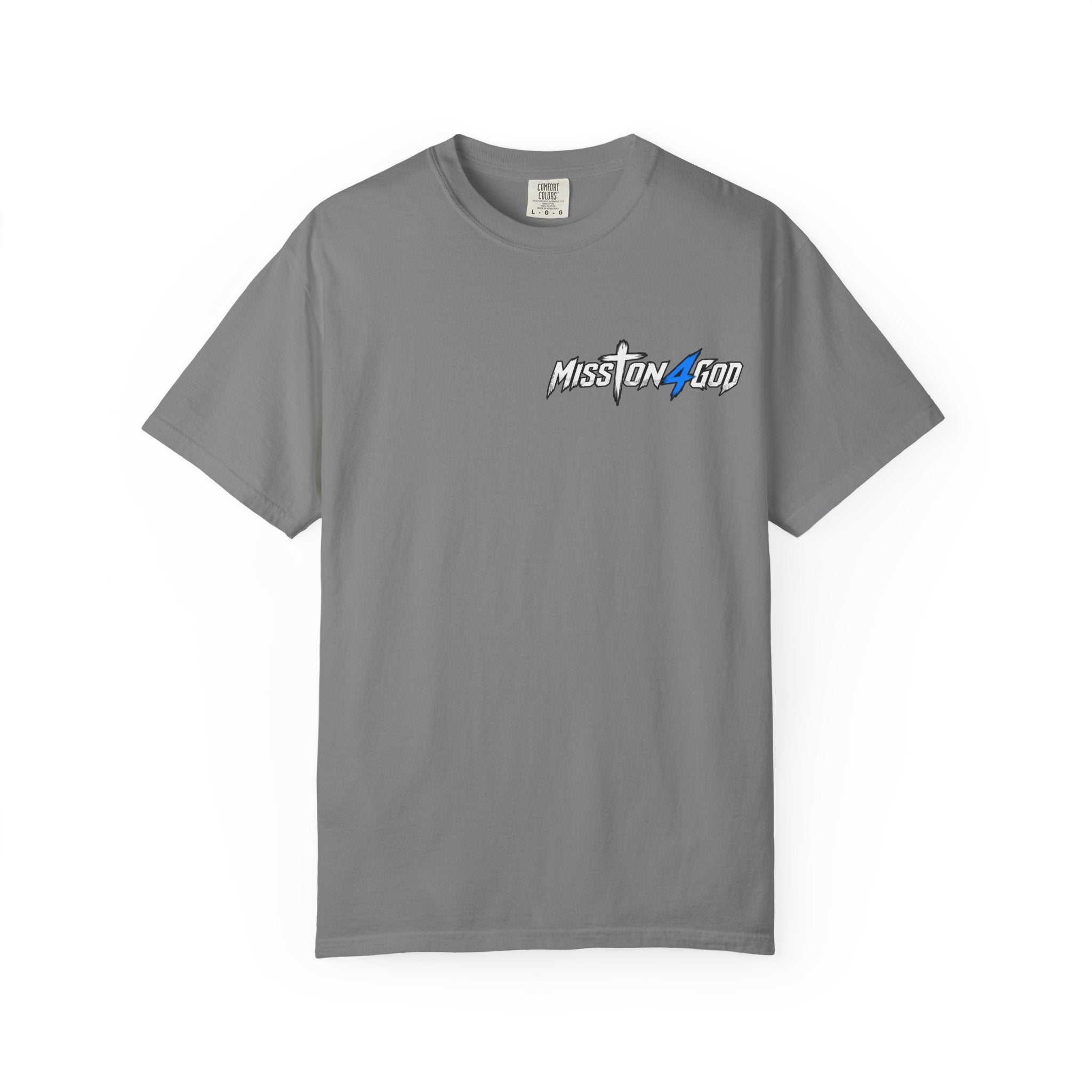 "Mission 4 God" Adult T‑Shirt — Christian Faith Design