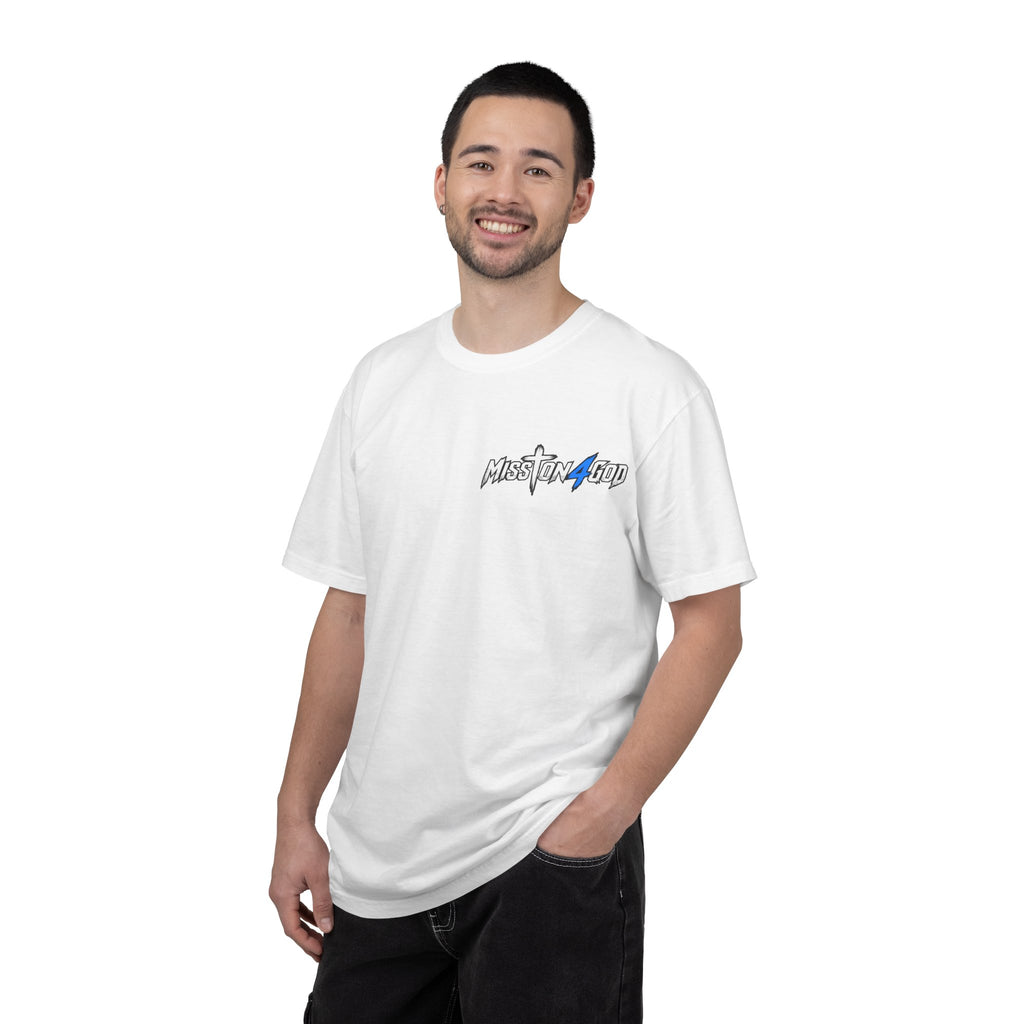 "Mission 4 God" Adult T‑Shirt — Christian Faith Design